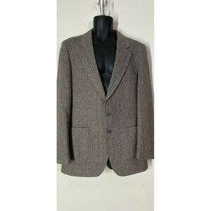 Vintage Levi’s Trimcut brown Herringbone Blazer Sport Coat 42 L